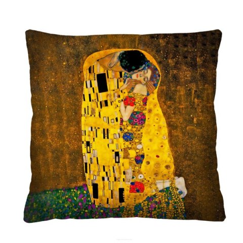 Poduszka - KLIMT POCAŁUNEK - 40x40 cm Poduszka - KLIMT POCAŁUNEK - 40x40 cm