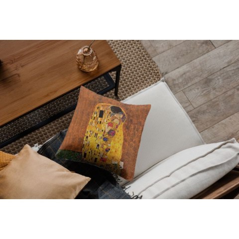 Poduszka - KLIMT POCAŁUNEK - 40x40 cm Poduszka - KLIMT POCAŁUNEK - 40x40 cm