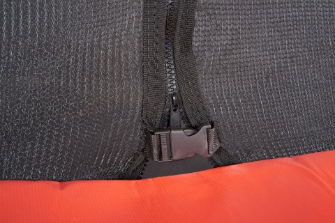 Trampolina Ogrodowa Jumpi 252cm/8FT Maxy Comfort Plus Żółta Z Wewnętrzną Siatką