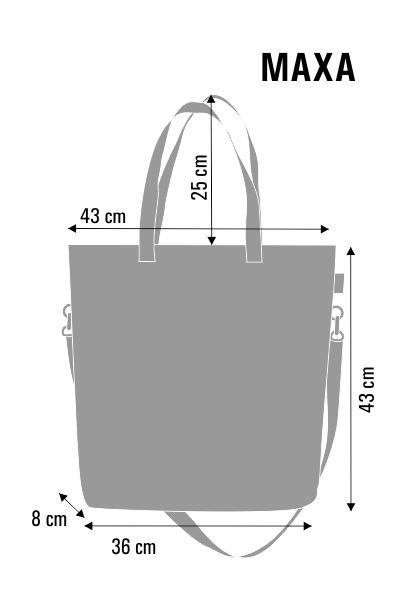Torba shopper MAXA - Bukiet Torba shopper MAXA - Bukiet