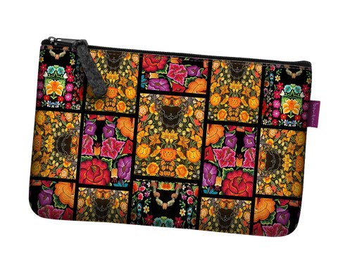 Kosmetyczka Pocket antracyt FRIDA FLOWERS Kosmetyczka Pocket antracyt FRIDA FLOWERS