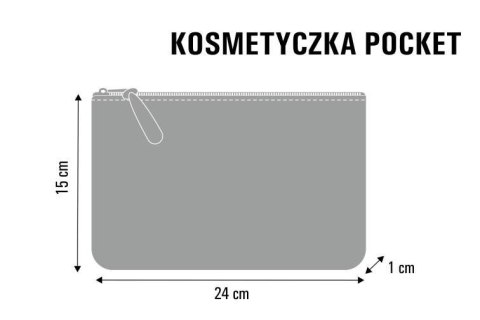 Kosmetyczka Pocket antracyt Diuna Kosmetyczka Pocket antracyt Diuna