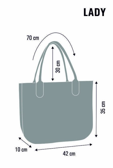 Torba filcowa LADY XL antracyt - Modern Frida Torba filcowa LADY XL antracyt - Modern Frida