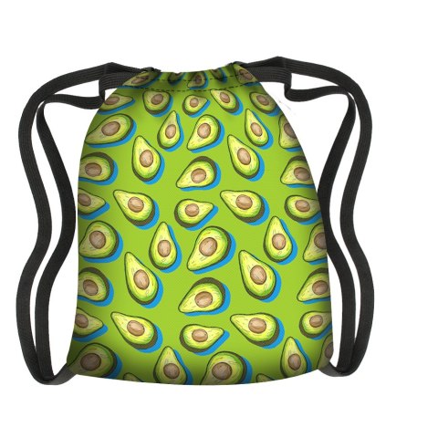 Wodoodporny, lekki Worek - Plecak miejski z nadrukiem - Avocado Green Wodoodporny, lekki Worek - Plecak miejski z nadrukiem - Avocado Green