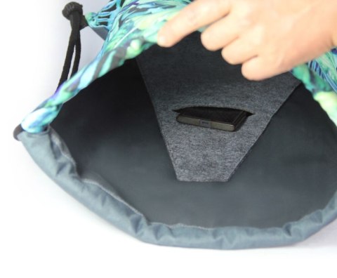 Wodoodporny, lekki Worek - Plecak miejski z nadrukiem - Jumper Wodoodporny, lekki Worek - Plecak miejski z nadrukiem - Jumper