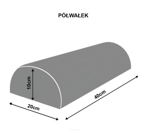 Półwałek z pianki memory - Panterka Jasna 10x40 cm Półwałek z pianki memory - Panterka Jasna 10x40 cm