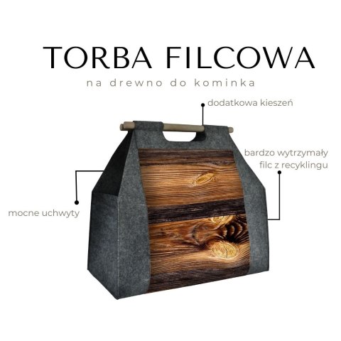 Torba na drewno kominkowe - DREWNO Torba na drewno kominkowe - DREWNO