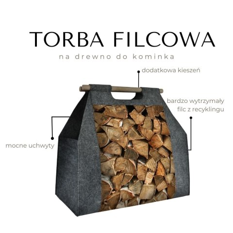 Torba na drewno kominkowe - POLANA Torba na drewno kominkowe - POLANA