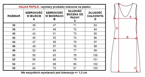 Damska halka Papilo z motylkiem na biuście