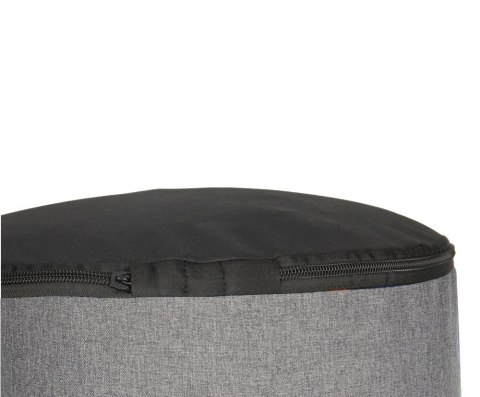 Pufa Walec Codura GR Warkocz 40x40 cm