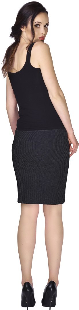 Czarna spódnica Kinga elastyczna na gumce