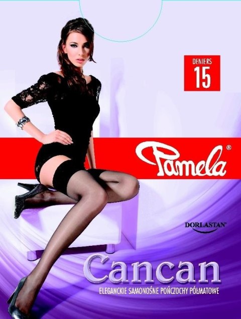 Pończochy CANCAN 15 Den 10-15 : Kolor - Biały, Rozmiar - 3/4 Pończochy CANCAN 15 Den 10-15 : Kolor - Biały, Rozmiar - 3/4