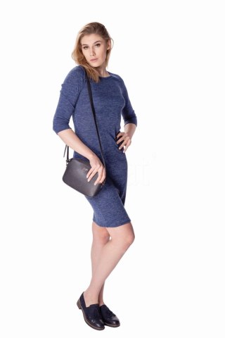 Miękka tunika Loretta ze sweterkowej dzianiny : Kolor - Jeans, Rozmiar - 40