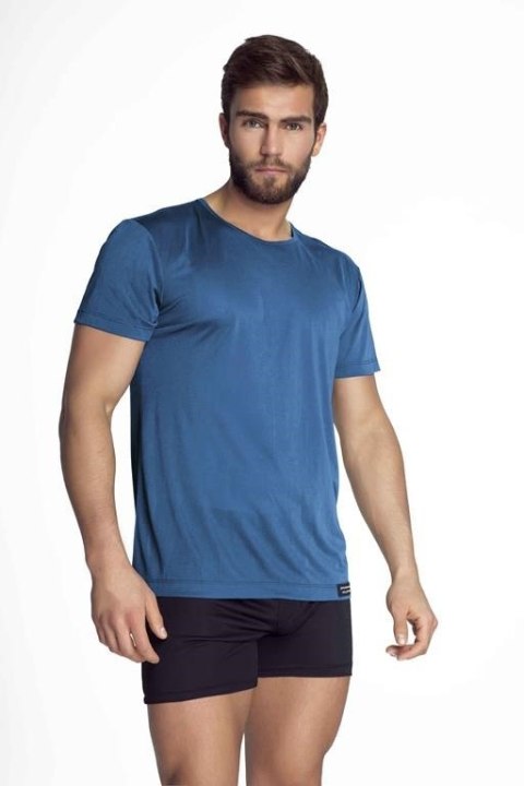 Podkoszulka męska koszulka Okrągły dekolt : Kolor - Jeans, Rozmiar - 182/S Podkoszulka męska koszulka Okrągły dekolt : Kolor - Jeans, Rozmiar - 182/S
