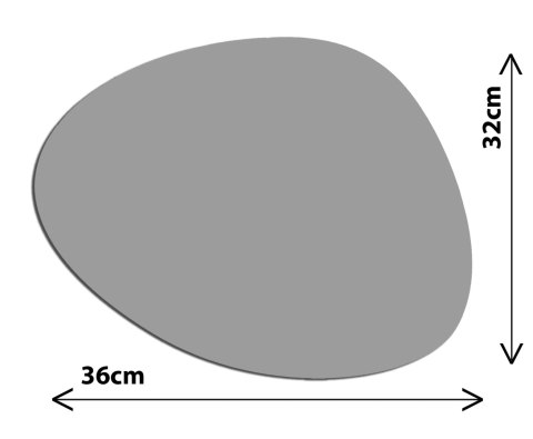 Podkładka na stół OVAL Almond Podkładka na stół OVAL Almond
