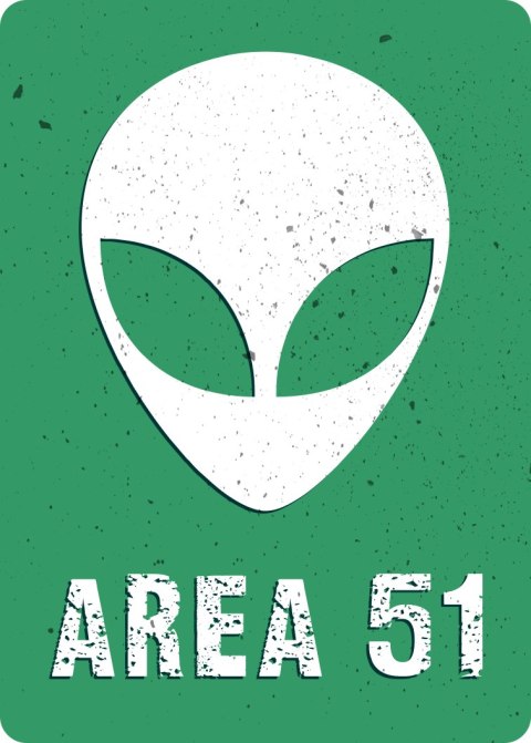 TABLICZKA AREA 51- 20x28 cm TABLICZKA AREA 51- 20x28 cm
