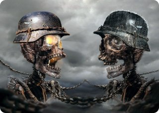TABLICZKA SKULLS - 20x28 cm
