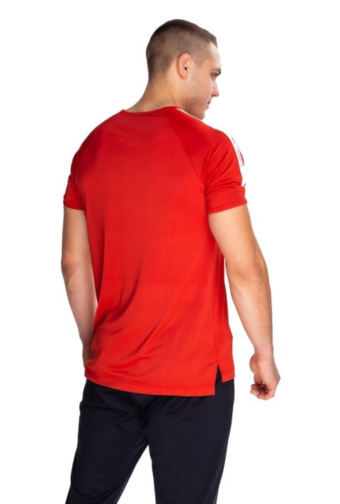 Czerwono-biały T-shirt męski Jumper Czerwono-biały T-shirt męski Jumper