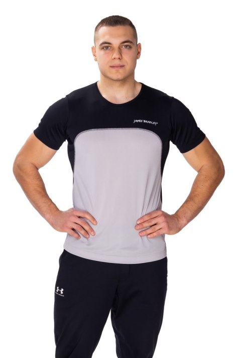 Dwukolorowy T-shirt męski Power Back sportowy