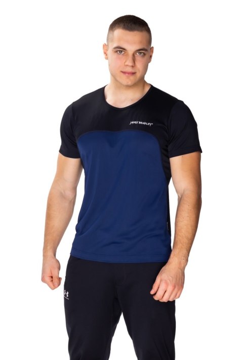 Dwukolorowy T-shirt męski Power Back sportowy