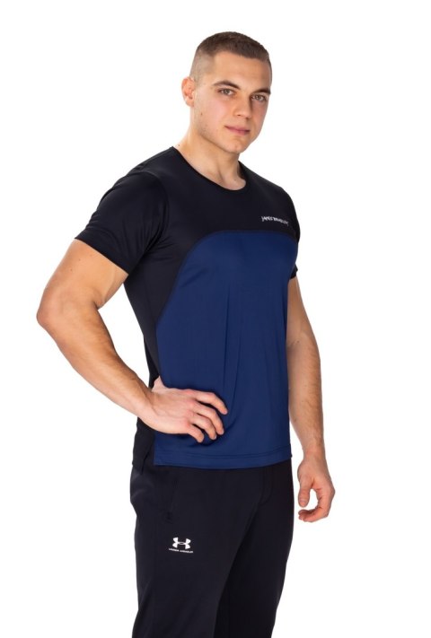 Dwukolorowy T-shirt męski Power Back sportowy