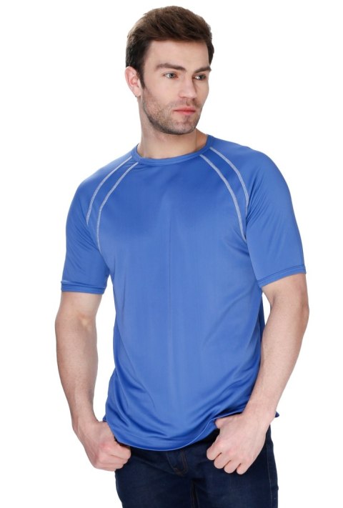 Koszulka męska Sprint z jedwabiu wiskozowego : Kolor - Jeans, Rozmiar - 54/XL Koszulka męska Sprint z jedwabiu wiskozowego : Kolor - Jeans, Rozmiar - 54/XL