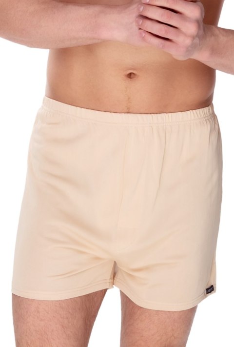 Szorty męskie Smith z jedwabiu wiskozowego : Kolor - Beżowy, Rozmiar - 58/XXXL Szorty męskie Smith z jedwabiu wiskozowego : Kolor - Beżowy, Rozmiar - 58/XXXL