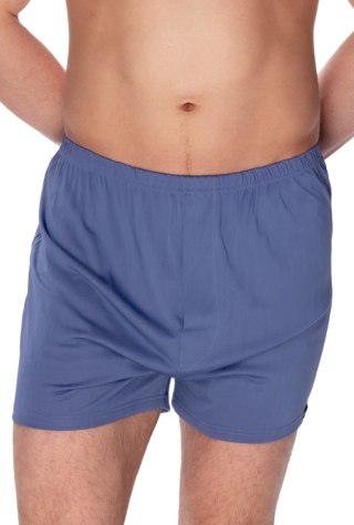 Szorty męskie Smith z jedwabiu wiskozowego : Kolor - Granatowy, Rozmiar - 58/XXXL