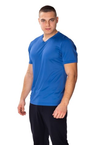 Wygodna koszulka męska Caro : Kolor - Jeans, Rozmiar - 54/XL