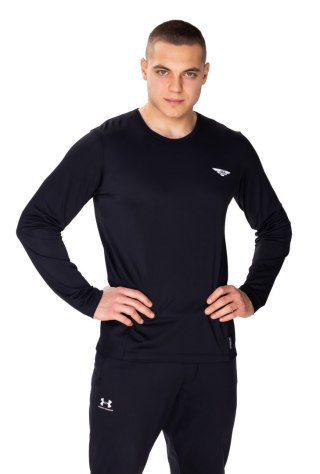 Bluzka termoaktywna Long Sleeve Trackman : Kolor - Czarny + Czarny, Rozmiar - M