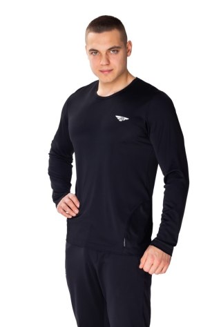 Bluzka termoaktywna Long Sleeve Trackman : Kolor - Czarny + Czarny, Rozmiar - M
