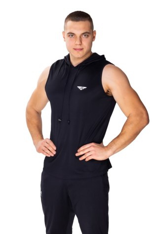Granatowy Tanktop Streetmaster koszulka z kapturem