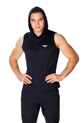 Granatowy Tanktop Streetmaster koszulka z kapturem