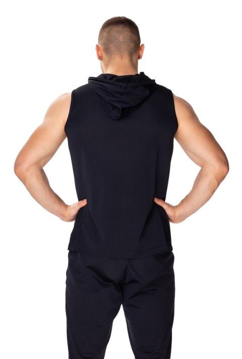 Granatowy Tanktop Streetmaster koszulka z kapturem