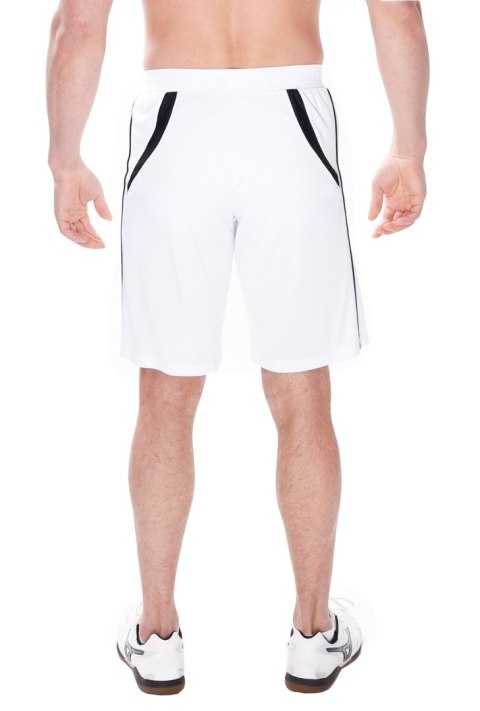 Krótkie sportowe spodenki męskie Jumper : Kolor - BIały - Czarny, Rozmiar - 54/XL Krótkie sportowe spodenki męskie Jumper : Kolor - BIały - Czarny, Rozmiar - 54/XL