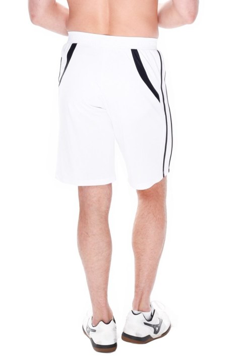 Krótkie sportowe spodenki męskie Jumper : Kolor - BIały - Czarny, Rozmiar - 56/XXL Krótkie sportowe spodenki męskie Jumper : Kolor - BIały - Czarny, Rozmiar - 56/XXL