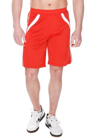 Krótkie sportowe spodenki męskie Jumper : Kolor - Czerwony + Biały, Rozmiar - 56/XXL