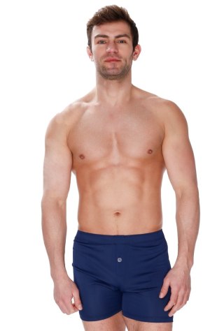 Spodenki męskie Fragile z guziczkiem : Kolor - Granatowy, Rozmiar - 54/XL