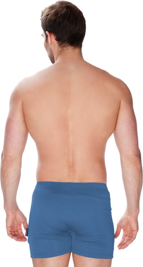 Spodenki męskie Fragile z guziczkiem : Kolor - Jeans, Rozmiar - 54/XL Spodenki męskie Fragile z guziczkiem : Kolor - Jeans, Rozmiar - 54/XL
