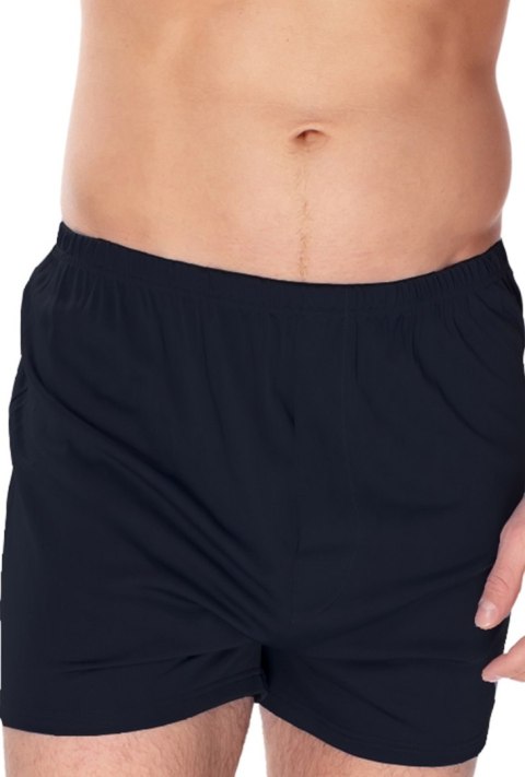 Szorty męskie Smith z jedwabiu wiskozowego : Kolor - Jeans, Rozmiar - 52/L