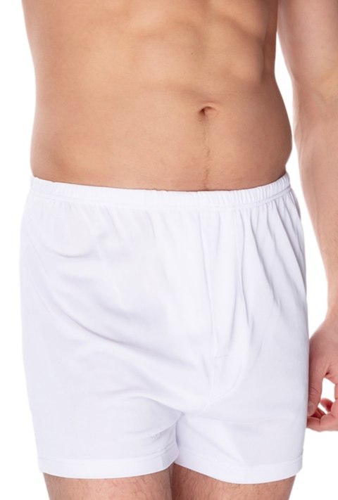 Szorty męskie Smith z jedwabiu wiskozowego : Kolor - Jeans, Rozmiar - 54/XL