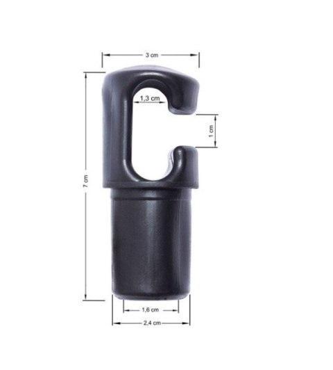 G - shaped element do mocowania siatki trampoliny G - shaped element do mocowania siatki trampoliny