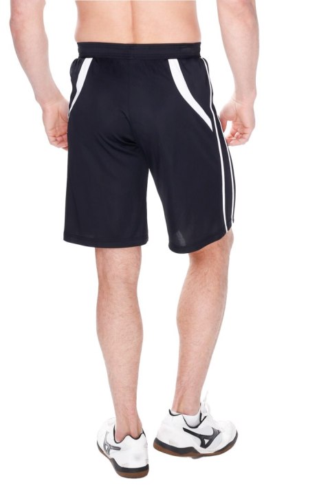 Krótkie sportowe spodenki męskie Jumper : Kolor - Czarny + Biały, Rozmiar - 54/XL Krótkie sportowe spodenki męskie Jumper : Kolor - Czarny + Biały, Rozmiar - 54/XL