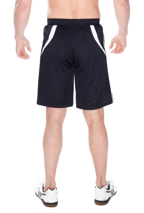 Krótkie sportowe spodenki męskie Jumper : Kolor - Czarny + Biały, Rozmiar - 56/XXL Krótkie sportowe spodenki męskie Jumper : Kolor - Czarny + Biały, Rozmiar - 56/XXL
