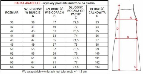 Halka damska Anabelle : Kolor - Biały, Rozmiar - 56 Halka damska Anabelle : Kolor - Biały, Rozmiar - 56