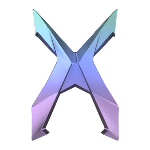 Tylna osłona "X" Angel XDekor Kolorowy Gradient Tylna osłona "X" Angel XDekor Kolorowy Gradient