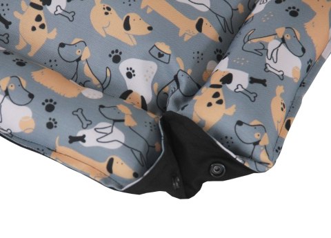 Legowisko Basic - Grey Dogs XXL 100x70 cm Legowisko Basic - Grey Dogs XXL 100x70 cm