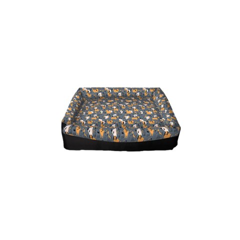 Legowisko Basic - Grey Dogs L 55x55 cm Legowisko Basic - Grey Dogs L 55x55 cm