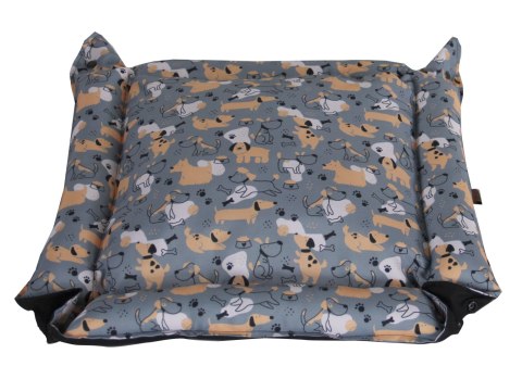 Legowisko Basic - Grey Dogs L 55x55 cm Legowisko Basic - Grey Dogs L 55x55 cm