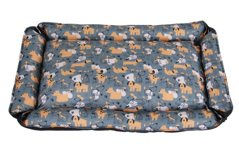 Legowisko Basic - Grey Dogs XL 85x55 cm Legowisko Basic - Grey Dogs XL 85x55 cm